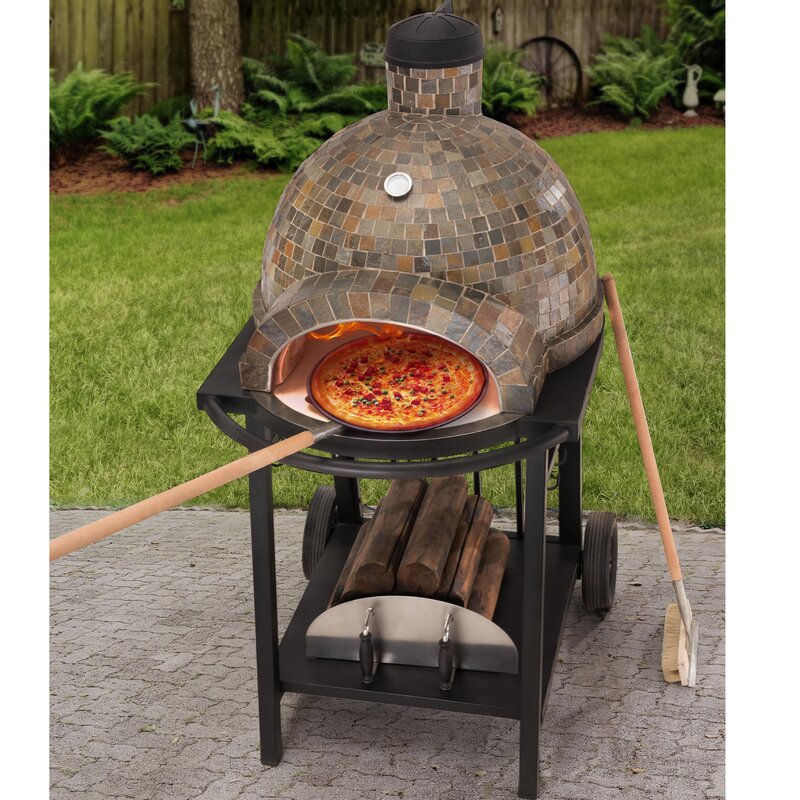 Sunjoy Wood-Fired Pizza Oven | Wayfair